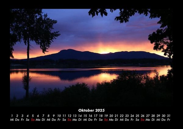 Produktbild: Landschaftskalender 2025 Fotokalender DIN A3