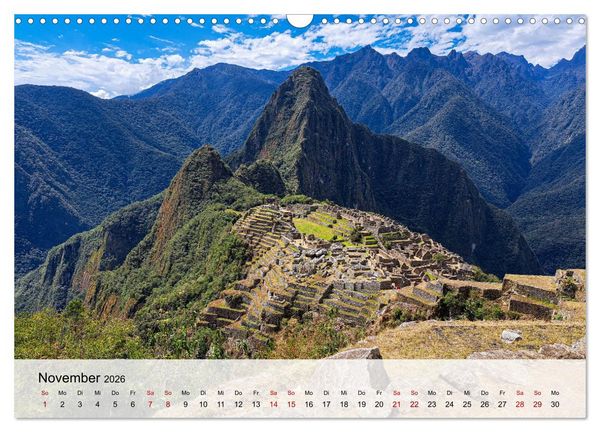 Produktbild: Entdecke S&uuml;damerika: Monat f&uuml;r Monat (Wandkalender 2026 DIN A3 quer), CALVENDO Monatskalender