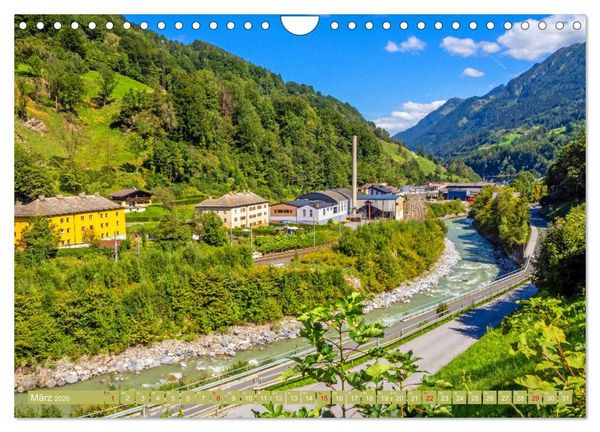 Produktbild: Es flie&szlig;t die Salzach (Wandkalender 2026 DIN A4 quer), CALVENDO Monatskalender