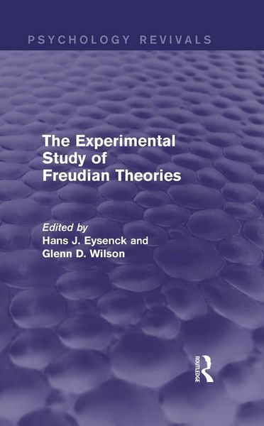 Produktbild: The Experimental Study of Freudian Theories (Psychology Revivals)