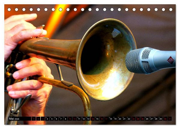 Produktbild: Jazz pur (Tischkalender 2026 DIN A5 quer), CALVENDO Monatskalender