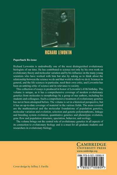 Produktbild: Evolutionary Genetics