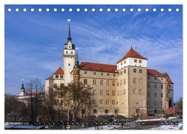 Produktbild: Unterwegs in Torgau (Tischkalender 2026 DIN A5 quer), CALVENDO Monatskalender