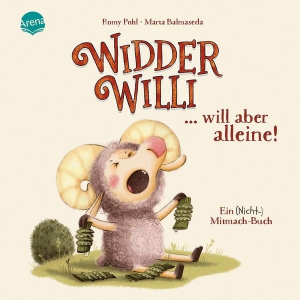 Produktbild: Widder Willi will aber alleine! Ein (Nicht-)Mitmach-Buch