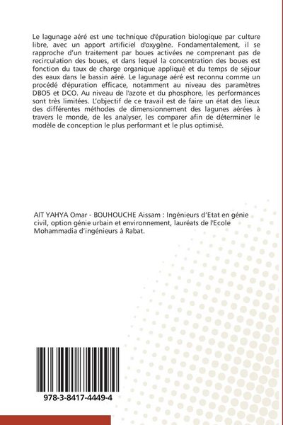Produktbild: Optimisation du dimensionnement du lagunage a&eacute;r&eacute;