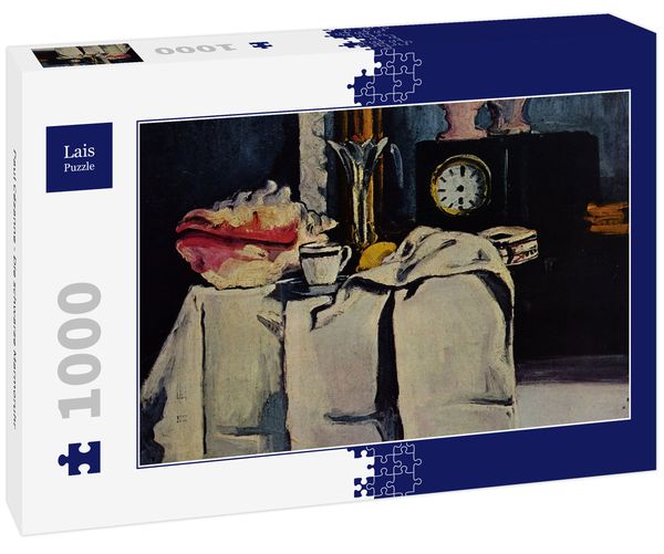 Produktbild: Lais Puzzle Paul C&eacute;zanne - Die schwarze Marmoruhr 1000 Teile