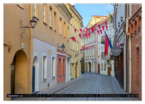 Produktbild: Nordischer Glanz &ndash; Tallinn - Riga - Vilnius (Wandkalender 2026 DIN A2 quer), CALVENDO Monatskalender