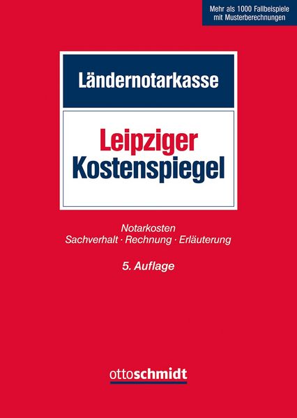 Produktbild: Leipziger Kostenspiegel