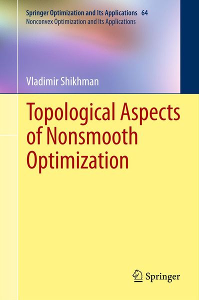 Produktbild: Topological Aspects of Nonsmooth Optimization