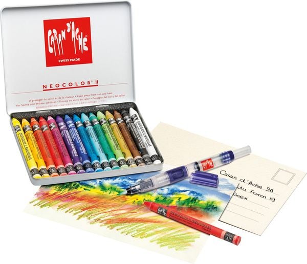 Caran d'Ache Neocolor II Water-Soluble Crayons