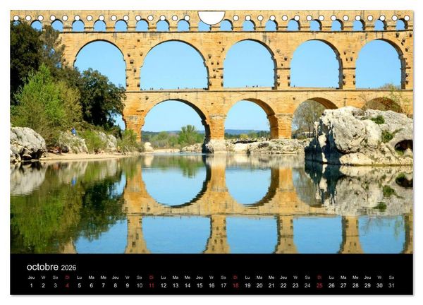 Produktbild: Occitanie (Calendrier mural 2026 DIN A4 vertical), CALVENDO calendrier mensuel