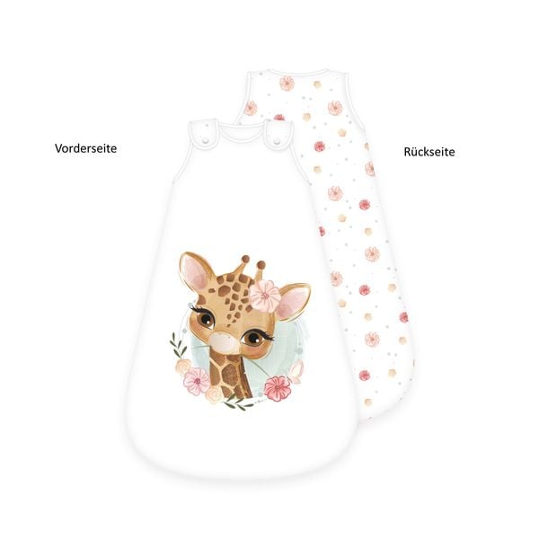 Produktbild: babybest&reg; 3385228235 - Giraffe Baby-Schlafsack , 70x45 cm, Bezug: 100% Baumwolle F&uuml;llung: 100%Polyester