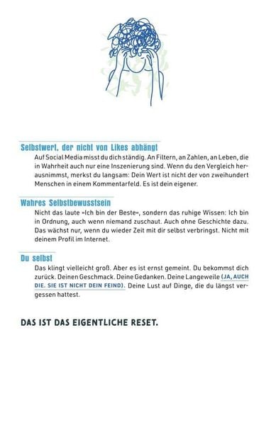 Produktbild: Journal Heft - Reset f&uuml;r deinen Kopf - Wer bist du ohne Handy?