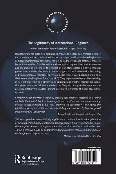 Produktbild: The Legitimacy of International Regimes
