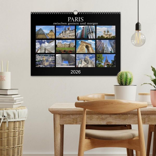 Produktbild: Paris - zwischen gestern und morgen (Wandkalender 2026 DIN A3 quer), CALVENDO Monatskalender