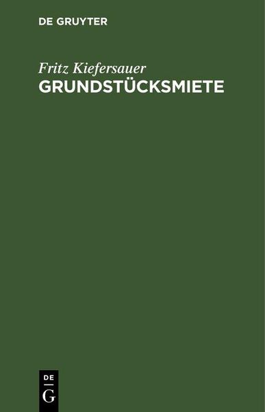 Produktbild: Grundst&uuml;cksmiete