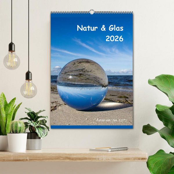 Produktbild: Natur & Glas (Wandkalender 2026 DIN A2 hoch), CALVENDO Monatskalender
