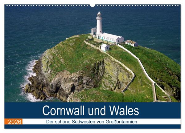 Produktbild: Cornwall und Wales (Wandkalender 2026 DIN A2 quer), CALVENDO Monatskalender