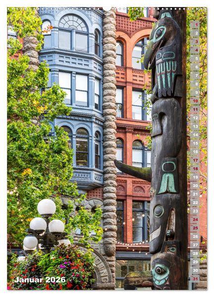 Produktbild: SEATTLE Imposante Stadt- und Naturimpressionen (hochwertiger Premium Wandkalender 2026 DIN A2 hoch), Kunstdruck in Hochglanz