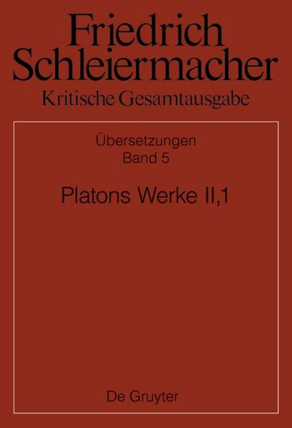 Produktbild: Platons Werke II,1, Berlin 1805. 1818