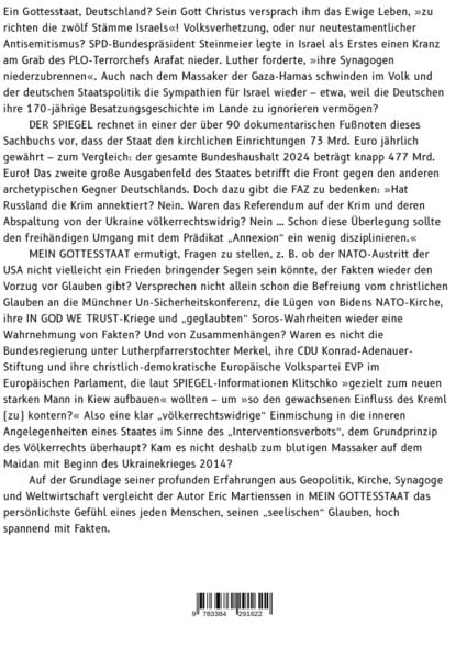 Produktbild: Mein Gottesstaat - 10 Jahre Kriegsbeginn Ukraine qua EU-Anerkennung der Regierung MIT NAZIS GEGEN PUTIN FRAGT JÜDISCHE ALLGEMEINE