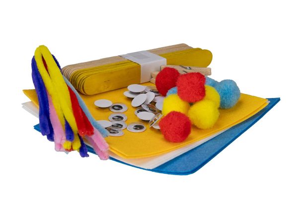 Produktbild: Einhorn-Bastelbox. Mit Anleitungen, Bastelmaterial und Mitmachbuch