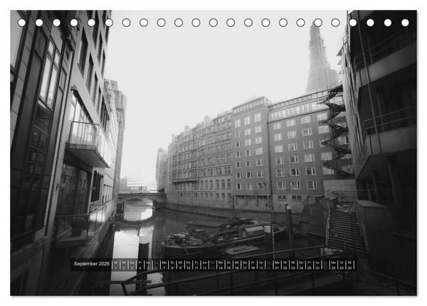 Produktbild: Hamburg perspective 2026 (Tischkalender 2026 DIN A5 quer), CALVENDO Monatskalender