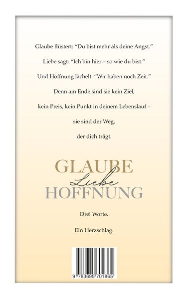 Produktbild: Glaube Liebe Hoffnung