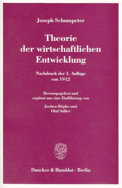 Produktbild: Theorie der wirtschaftlichen Entwicklung.