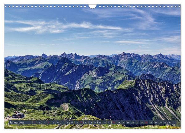 Produktbild: Allg&auml;uer Bergidyll (Wandkalender 2026 DIN A3 quer), CALVENDO Monatskalender