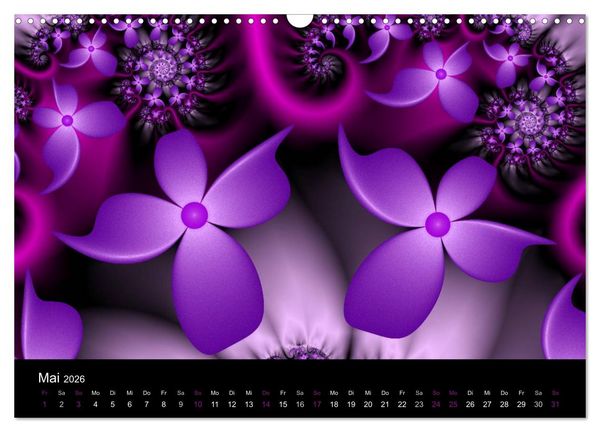 Produktbild: Die Farbe Lila (Wandkalender 2026 DIN A3 quer), CALVENDO Monatskalender