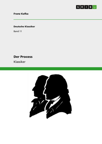 Der Process, Taschenbuch von Franz Kafka, GRIN, 9783640226979