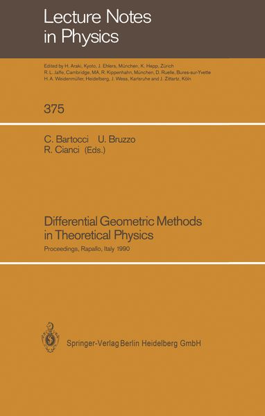 Produktbild: Differential Geometric Methods in Theoretical Physics