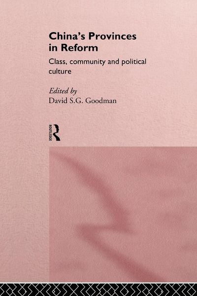 Produktbild: China's Provinces in Reform