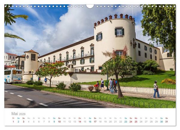 Produktbild: Funchal - Madeiras stolze Hauptstadt (Wandkalender 2026 DIN A3 quer), CALVENDO Monatskalender