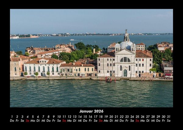 Produktbild: Venedig 2026 Fotokalender DIN A3
