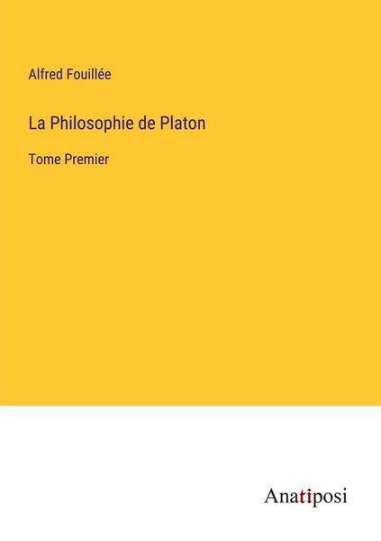Produktbild: La Philosophie de Platon