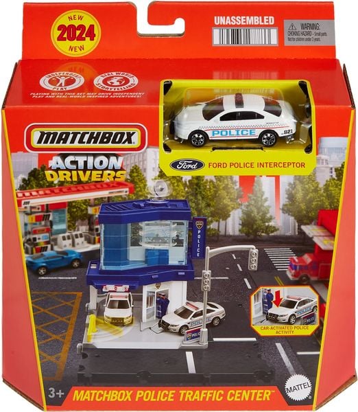 Matchbox - Matchbox Action Drivers Police Patrol Station