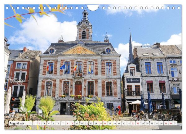 Produktbild: Malerisches Belgien - Stippvisiten in Verviers, Huy, Namur (Wandkalender 2026 DIN A4 quer), CALVENDO Monatskalender