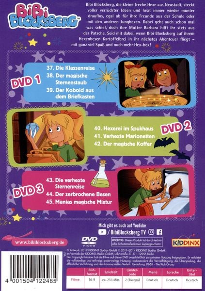 Produktbild: Bibi Blocksberg - Box 5 [3 DVDs]