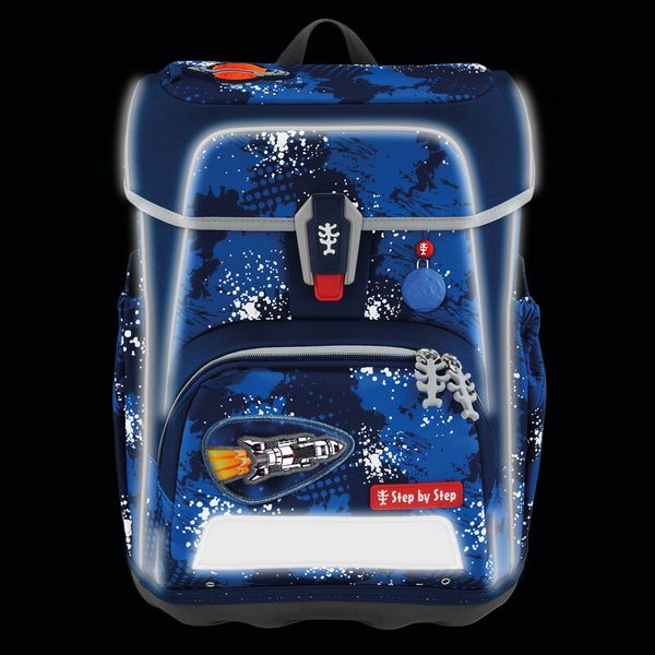 Produktbild: STEP BY STEP&reg;&nbsp;Schulrucksack-Set CLOUD REFLECT 5teilig Special Edition, Rocket Novo