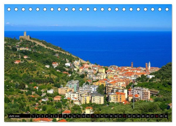 Produktbild: Riviera di Ponente (Tischkalender 2026 DIN A5 quer), CALVENDO Monatskalender