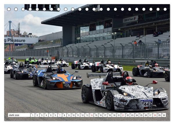 Produktbild: Motorsport am N&uuml;rburgring (Tischkalender 2026 DIN A5 quer), CALVENDO Monatskalender