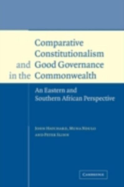 Produktbild: Comparative Constitutionalism and Good Governance in the Commonwealth