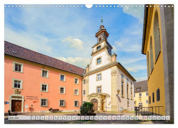 Produktbild: Bad Mergentheim Impressionen (Wandkalender 2026 DIN A3 quer), CALVENDO Monatskalender