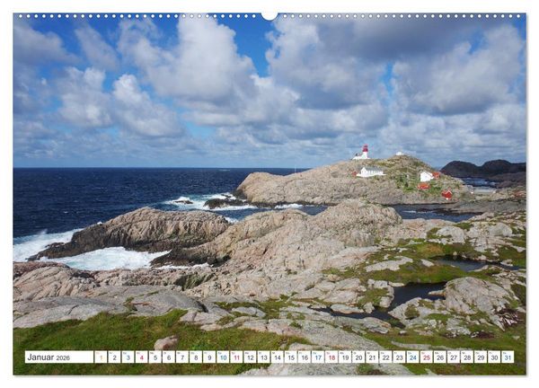 Produktbild: Norwegen PUR (hochwertiger Premium Wandkalender 2026 DIN A2 quer), Kunstdruck in Hochglanz