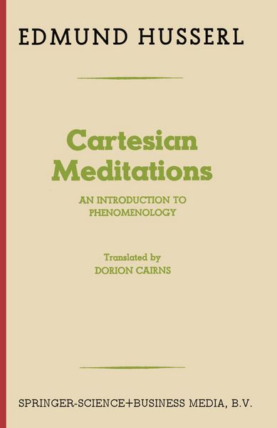Produktbild: Cartesian Meditations