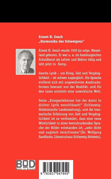 Produktbild: Harmonika des Schweigens