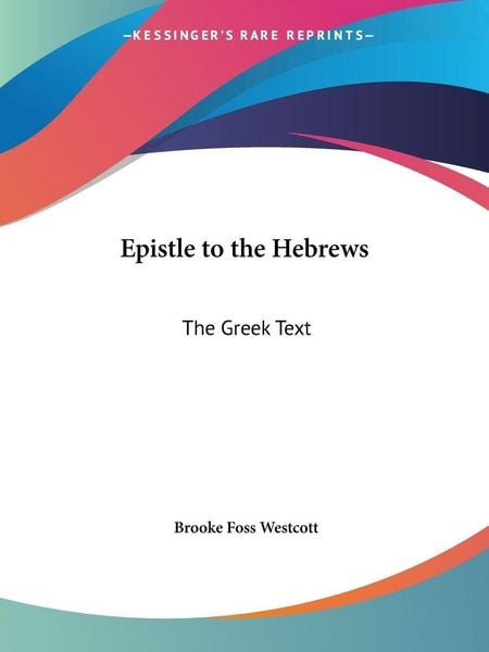 Produktbild: Epistle to the Hebrews