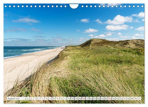 Produktbild: Nordseeperle Sylt (Wandkalender 2026 DIN A4 quer), CALVENDO Monatskalender